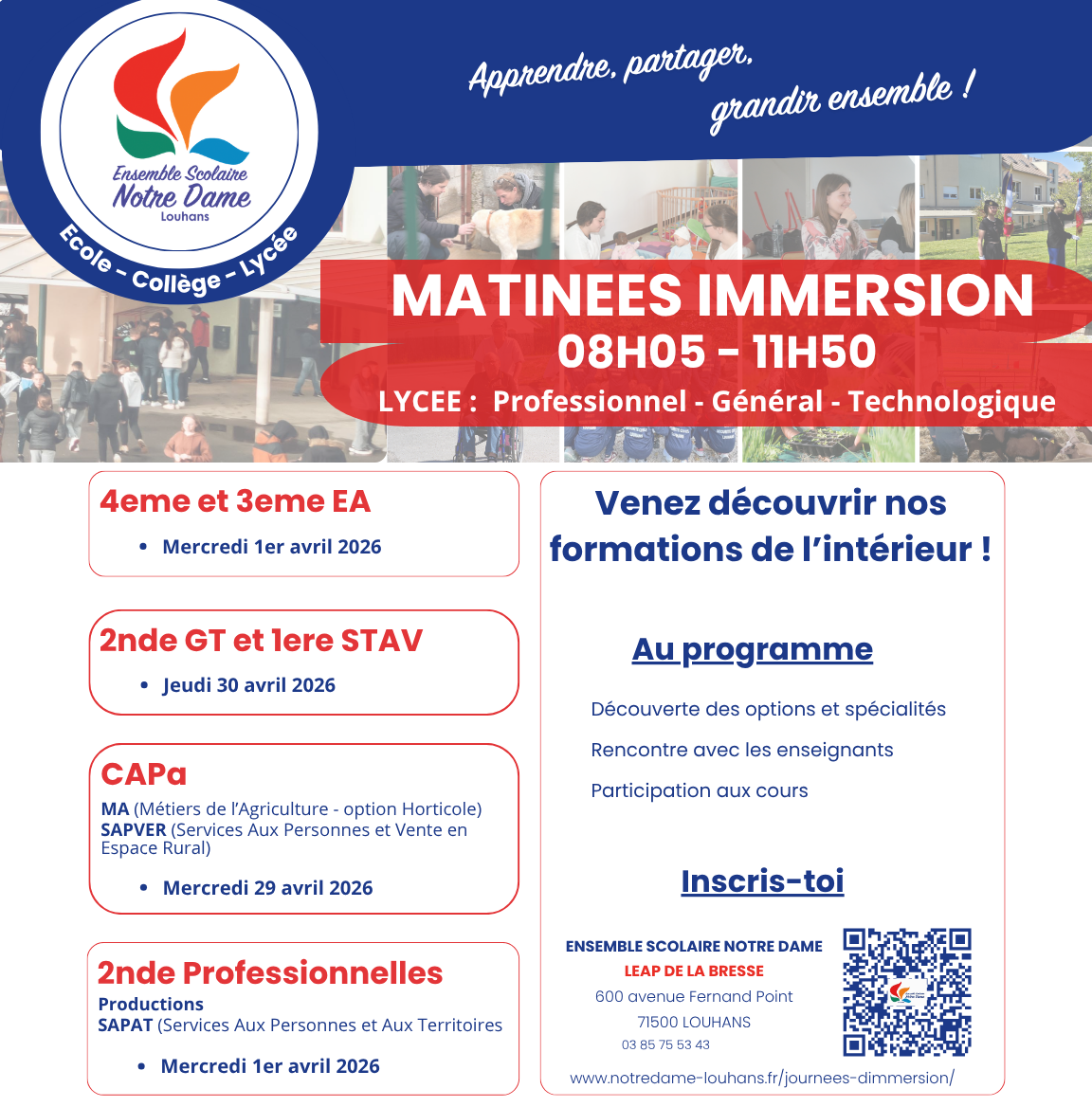 Visuel Panneau Pocket Immersion Lycée