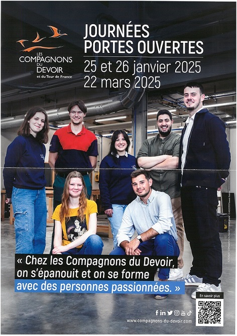 Portes ouvertes Compagnons du devoir 2025