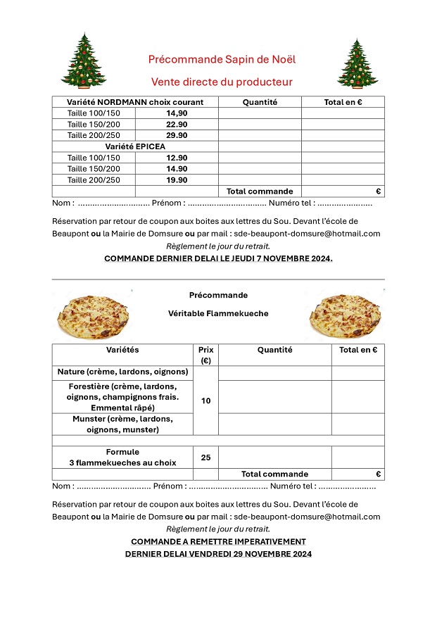 flyer et coupon marché de Noël 2024 blanc page 0001